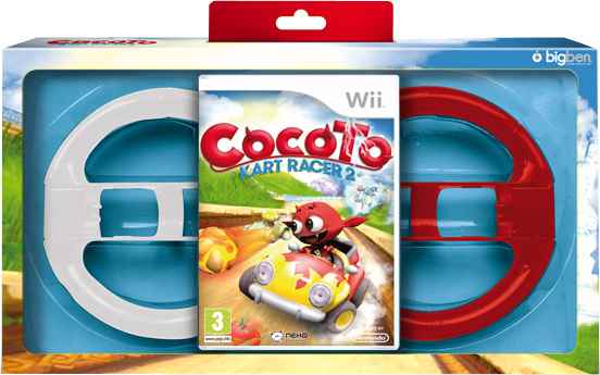 Cocoto Kart Racer 2   2 Volantes Wii